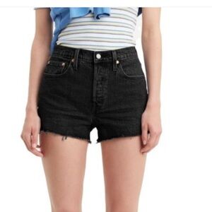 Levi’s 501 Black Denim Shorts
